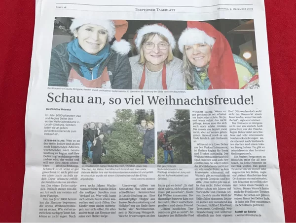 Nordkurier vom 09.12.2019